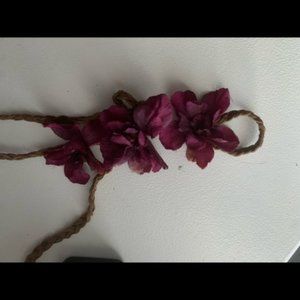 Flower head band